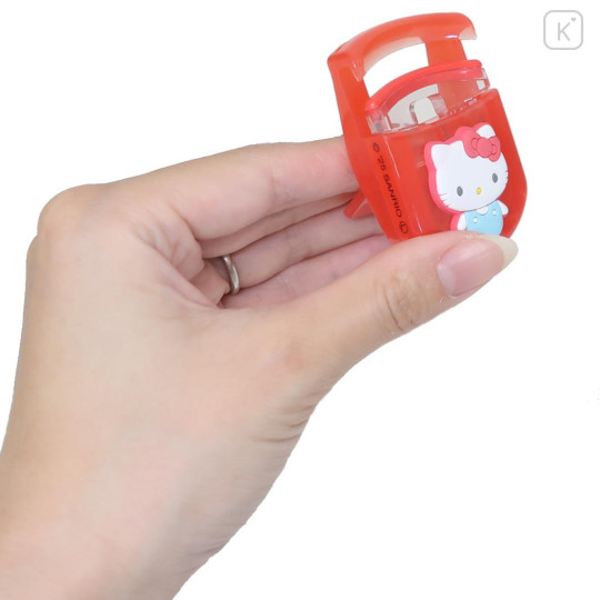 Japan Sanrio Eyelash Curler - Hello Kitty : Red - 3