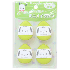 Japan Sanrio Finger Type Mini Makeup Puff Set - Pochacco : Smile