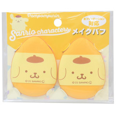 Japan Sanrio Makeup Puff Set - Pompompurin : Smile