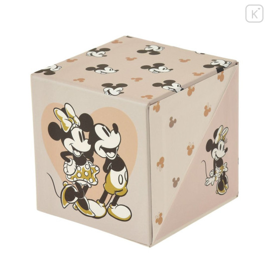 Japan Disney Store Sticky Notes & Memo Pad & Pen Stand - Mickey & Minnie : Grayish Color - 3