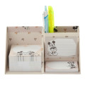 Japan Disney Store Sticky Notes & Memo Pad & Pen Stand - Mickey & Minnie : Grayish Color - 7