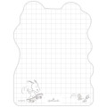 Japan Peanuts Die-cut Memo - Snoopy & Woodstock : Happy Journey Skate - 2