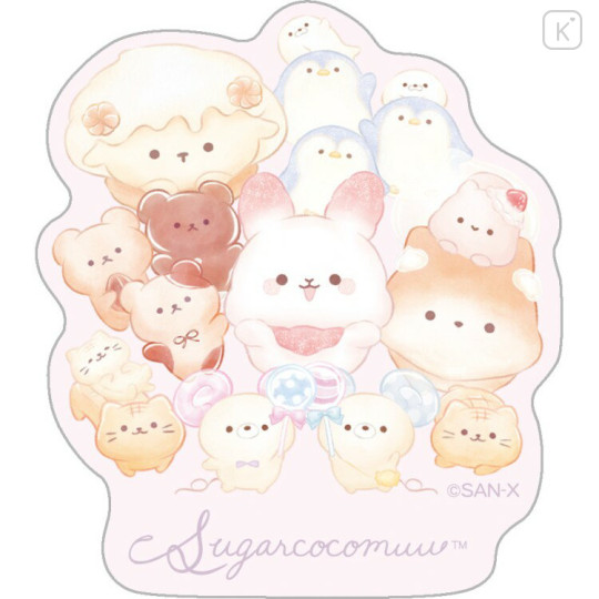 Japan San-X Moblie Sticker - Sugarcocomuu : Lolli and Pop's Candy Day Characters - 1