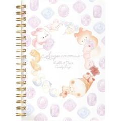 Japan San-X B6SP Notebook - Sugarcocomuu : Lolli and Pop's Candy Day Relax