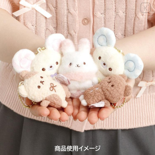 Japan San-X Mini Plush Cleaner - Sugarcocomuu : Lolli and Pop's Candy Day Chu Pop Candy Pop - 5