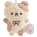 Japan San-X Mini Plush Cleaner - Sugarcocomuu : Lolli and Pop's Candy Day Cookie Bears Mix - 2