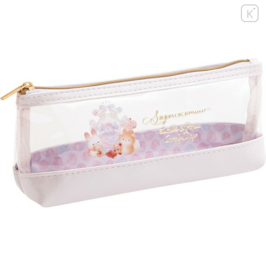 Japan San-X Clear Pen Pouch Case - Sugarcocomuu : Lolli and Pop's Candy Day - 1