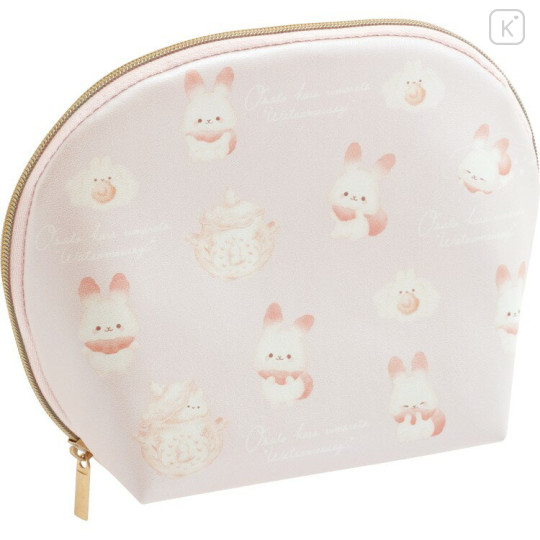 Japan San-X Cosmetic Pouch - Sugarcocomuu : Lolli and Pop's Candy Day Pink - 1