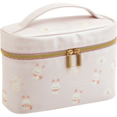 Japan San-X Vanity Pouch - Sugarcocomuu : Lolli and Pop's Candy Day Pink