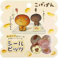 Japan San-X Sparkly Marble Sticker Flakes - Kogepan : Friends