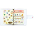Japan San-X 6 Hole Sticker Binder - Nyan Nyan Nyanko - 3