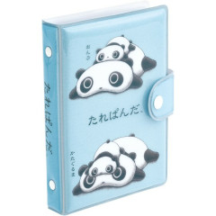 Japan San-X 6 Hole Sticker Binder - Tarepanda : Blue
