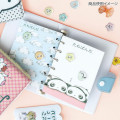 Japan San-X 6 Hole Sticker Binder - Tarepanda : Blue - 3