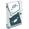 Japan San-X 6 Hole Sticker Binder - Monochrome Boo - 1