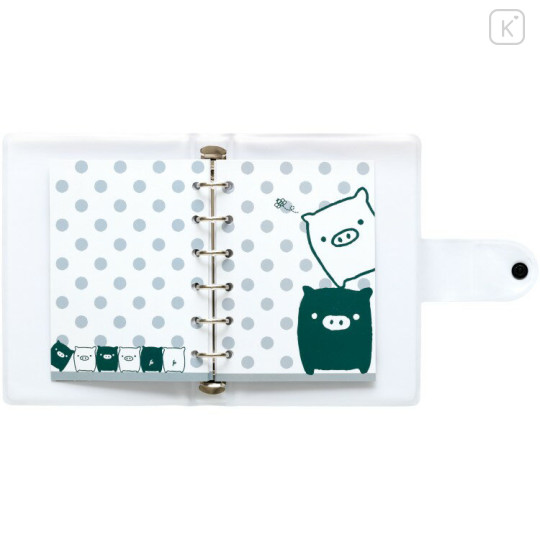 Japan San-X 6 Hole Sticker Binder - Monokuro Boo - 2