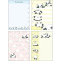 Japan San-X 6 Hole Sticker Notebook - Tarepanda : White - 2