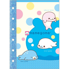 Japan San-X 6 Hole Sticker Notebook - Mamegoma