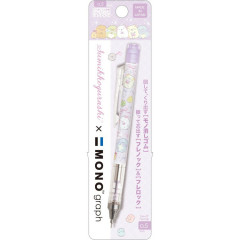 Japan San-X Mono Graph Shaker Mechanical Pencil - Sumikko Gurashi : Ribbon Sky Party Purple