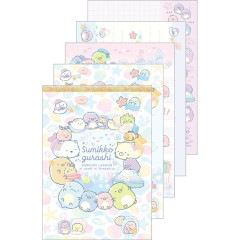 Japan San-X A6 Notepad - Sumikko Gurashi : Penguin Lagoon Relax