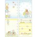 Japan San-X 6 Hole Sticker Notebook - Sumikko Gurashi : Shirokuma Hometown Blue - 2