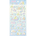 Japan San-X Puffy Sticker - Sumikko Gurashi : Penguin Lagoon Companion Aurora Blue - 1