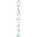 Japan San-X Puffy Sticker - Sumikko Gurashi : Penguin Lagoon Companion Aurora Pink - 2