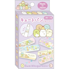 Japan San-X Boxed Adhesive Bandage - Sumikko Gurashi : Purple