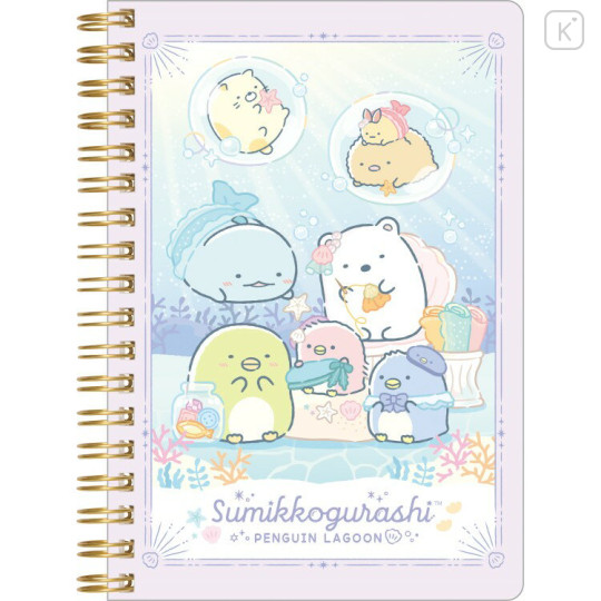 Japan San-X B6SP Notebook - Sumikko Gurashi : Penguin Lagoon Companion - 1