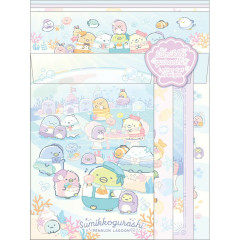 Japan San-X Letter Envelope Set - Sumikko Gurashi : Penguin Lagoon