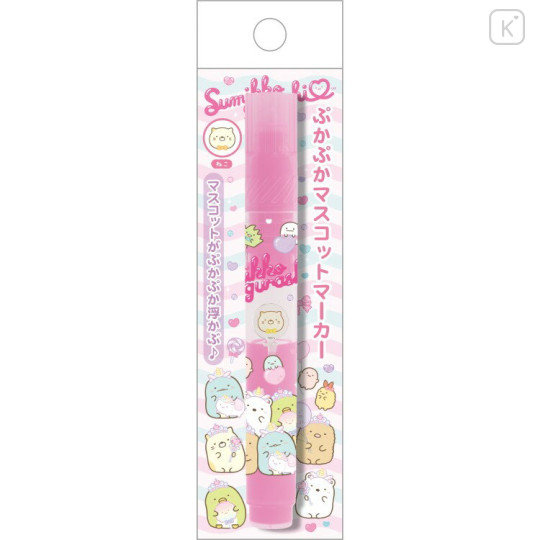 Japan San-X Mascot Marker - Sumikko Gurashi : Pink - 1