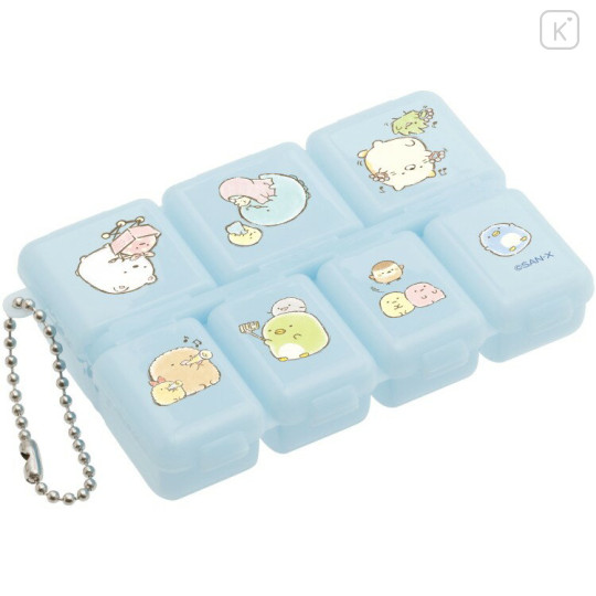 Japan San-X Medicine Small Case - Sumikko Gurashi : Blue - 1