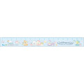Japan San-X Slim Ruler 15cm - Sumikko Gurashi : Ribbon Sky Party Blue - 1