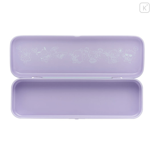 Japan Sanrio Juice Up Gel Pen & Tin Pen Case Set - Kuromi - 2
