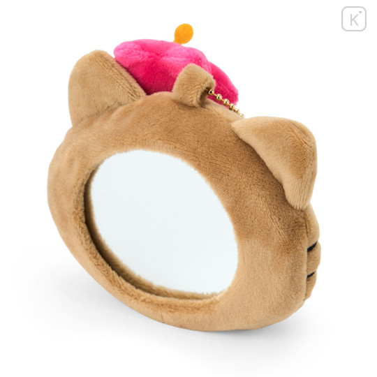Japan Sanrio Plush Mirror - Hello Kitty : Nostalgic 90s Hibiscus - 3
