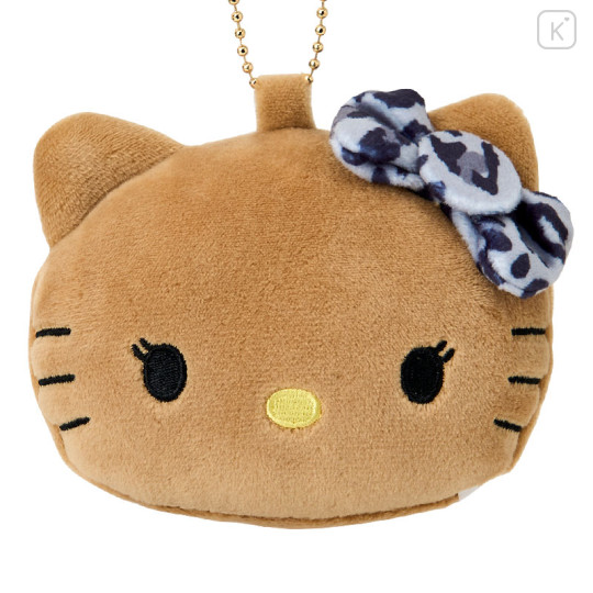 Japan Sanrio Plush Mirror - Hello Kitty : Nostalgic 90s Leopard - 2