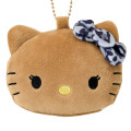 Japan Sanrio Plush Mirror - Hello Kitty : Nostalgic 90s Leopard - 2