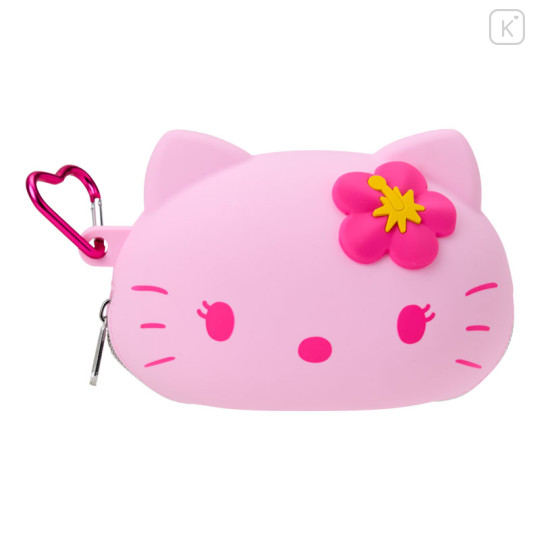 Japan Sanrio Silicone Pencil Case - Hello Kitty : Pink - 1