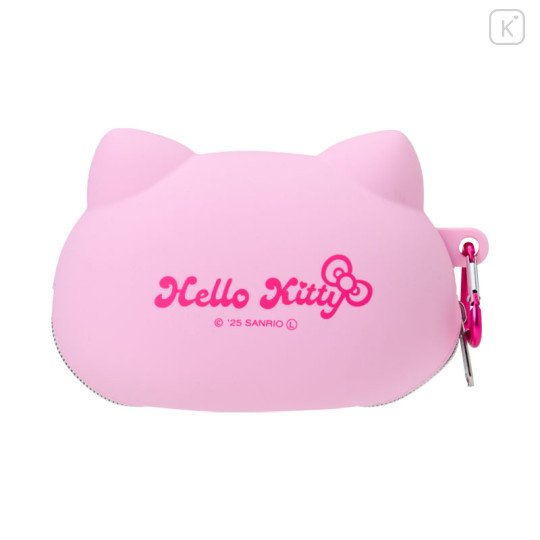 Japan Sanrio Silicone Pencil Case - Hello Kitty : Pink - 2