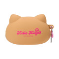 Japan Sanrio Silicone Pencil Case - Hello Kitty : Beige - 2