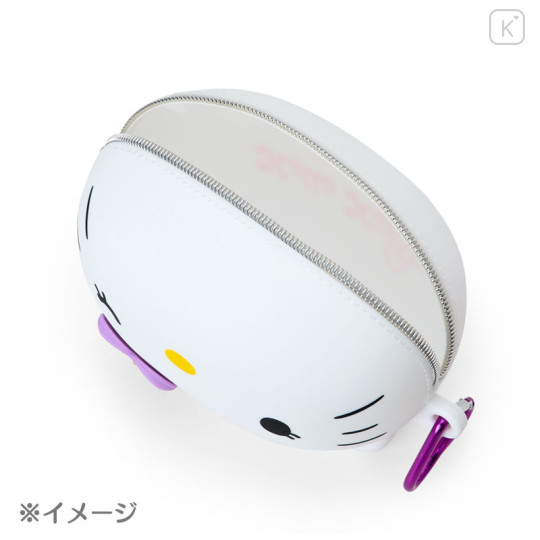 Japan Sanrio Silicone Pencil Case - Hello Kitty : Beige - 3
