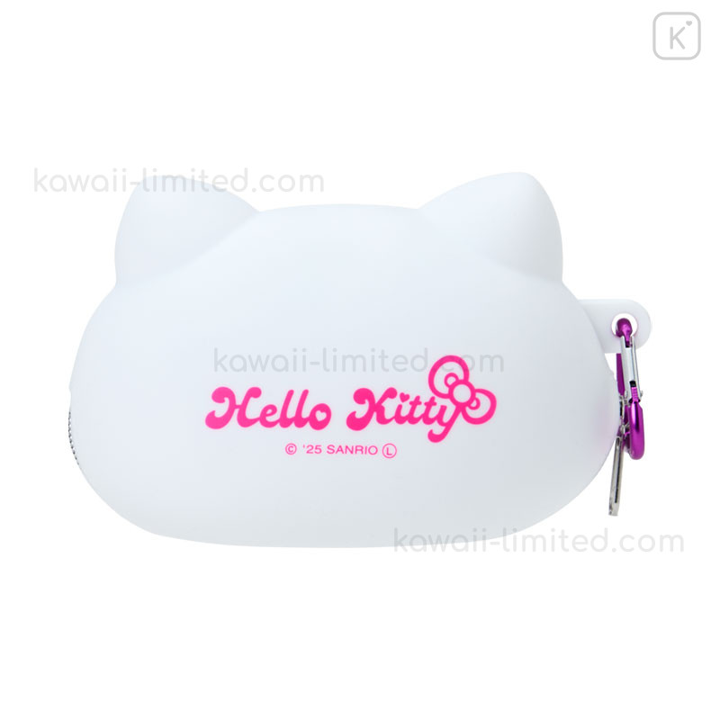 コグマ専用 Japan Sanrio Silicone Pencil Case - Hello Kitty : White