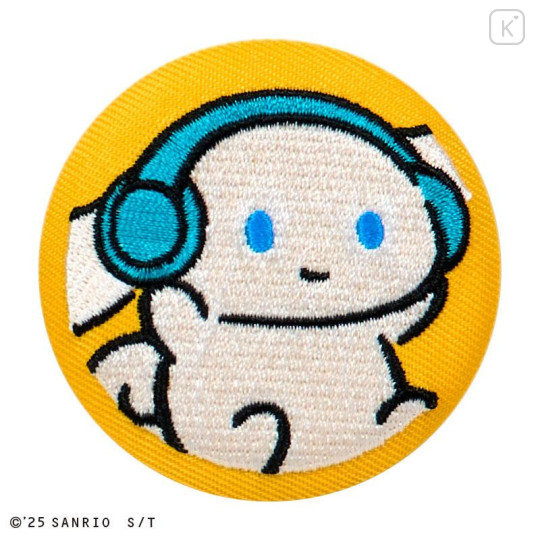 Japan Sanrio Secret Embroidered Can Badge - I.Cinnamoroll : Blind Box - 4