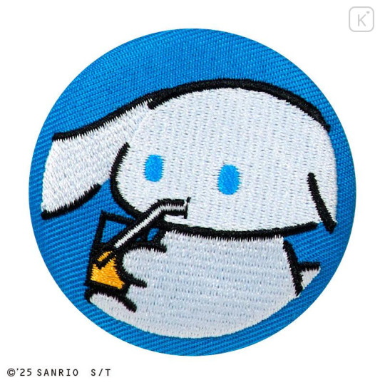 Japan Sanrio Secret Embroidered Can Badge - I.Cinnamoroll : Blind Box - 5