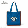 Japan Sanrio Sagara Embroidered Tote Bag - I.Cinnamoroll : Light Blue - 1