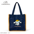 Japan Sanrio Sagara Embroidered Tote Bag - I.Cinnamoroll : Blue - 1