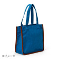 Japan Sanrio Sagara Embroidered Tote Bag - I.Cinnamoroll : Blue - 2