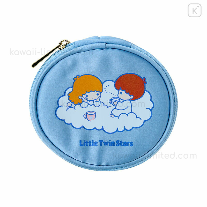★YOUHEE★ YOUHEE X LITTLE TWIN STAR POUCH KEY RING SKY BLUE Japan Sanrio Accessory Pouch - Little Twin Stars | Kawaii