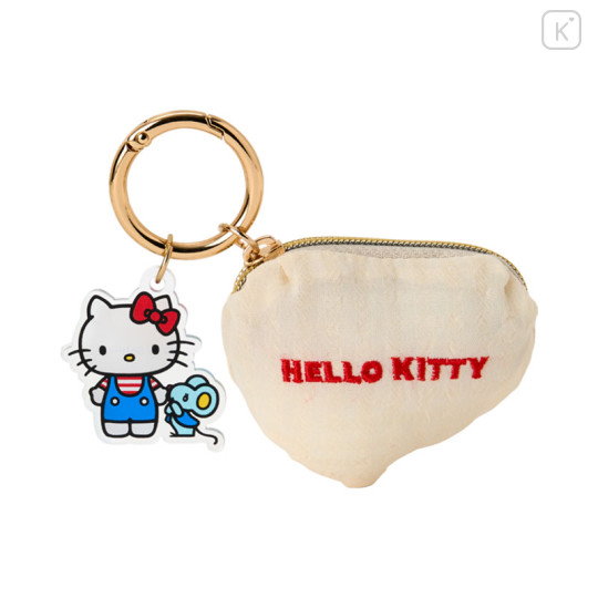 Japan Sanrio Petit Pouch with Charm - Hello Kitty - 1