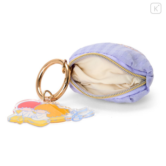Japan Sanrio Petit Pouch with Charm - Little Twin Stars - 2