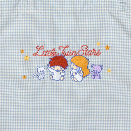 Japan Sanrio Frill Tote Bag - Little Twin Stars - 2